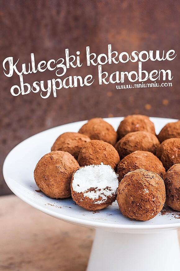 Wegańskie kokosowe kulki z karobem