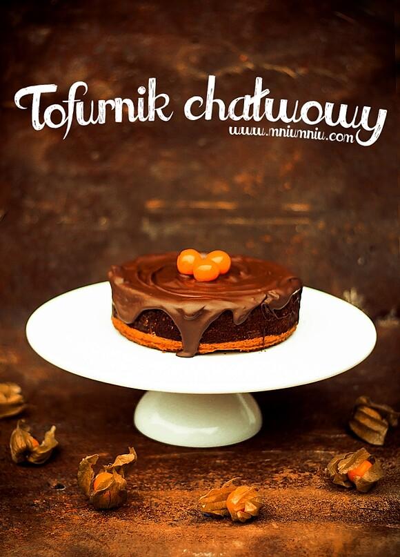 Tofurnik chałwowy – wegański sernik bez glutenu na boże narodzenie
