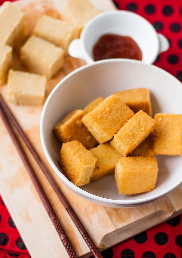 Birmańskie tofu z ciecierzycy