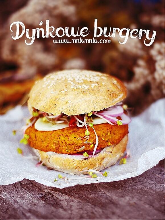 Burgery dyniowe z razowymi bułeczkami