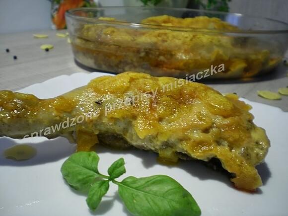 Pieczone udka z kurczaka w majonezie