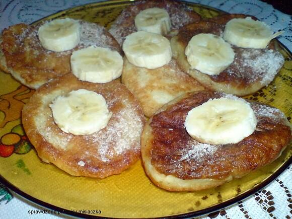 Banana placuszki na słodko