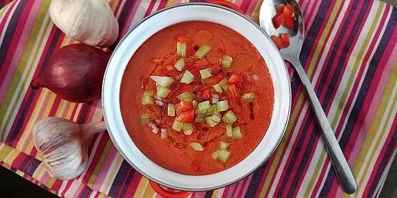 Gazpacho andaluzyjskie z pomidorów