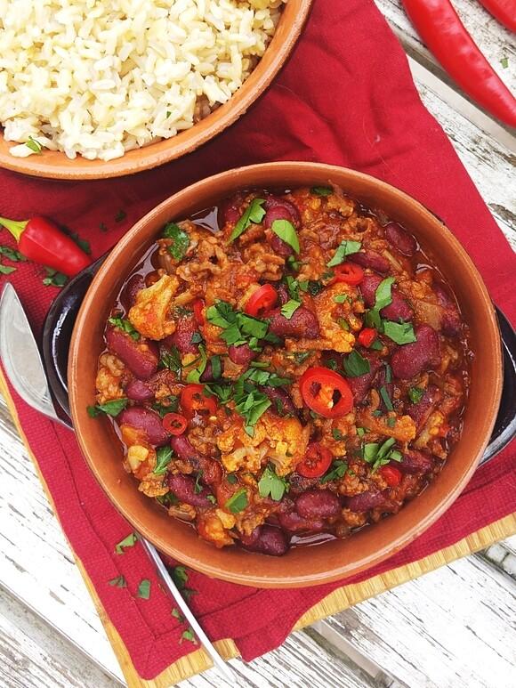 Proste chili z kalafiorem
