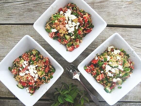 Truskawkowy tabbouleh