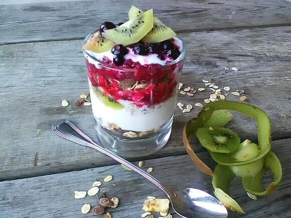 Parfait z domowym jogurtem