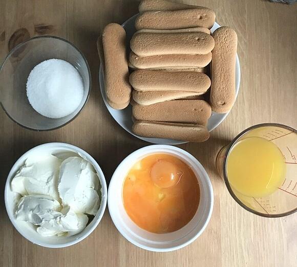 Pomarańczowe tiramisu