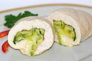 Roladki z cukinią i mozzarellą