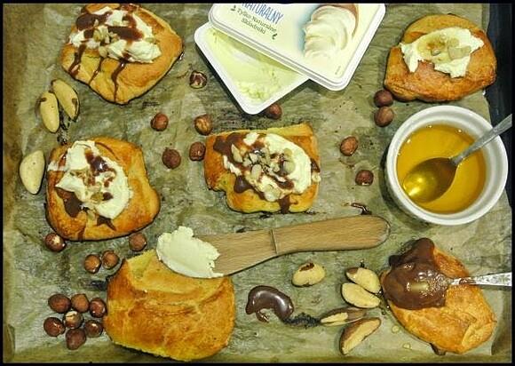 Scones z masą orzechowo-karmelową
