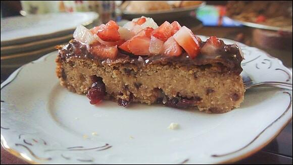 Blondies fasolowe fit ciasto proteinowe
