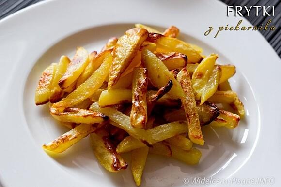 Pieczone frytki z ziemniaków