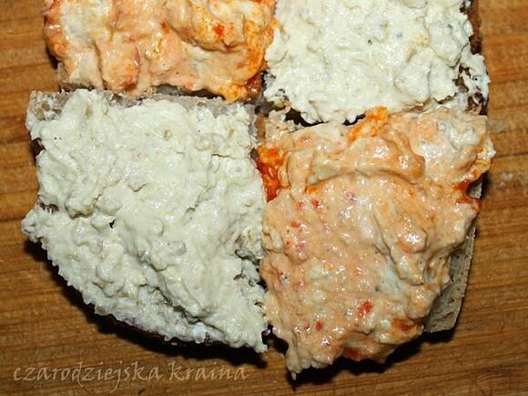 Pasta z fasoli z oliwkami serem feta i suszonymi pomidorami