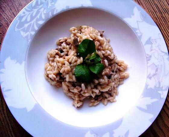 Risotto z borowikami