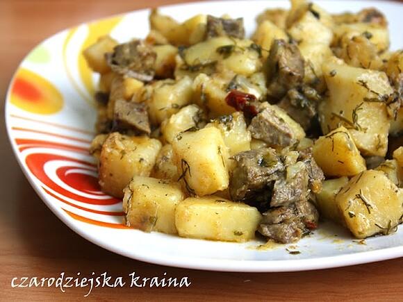Frito po polsku z indykiem i ziemniakami