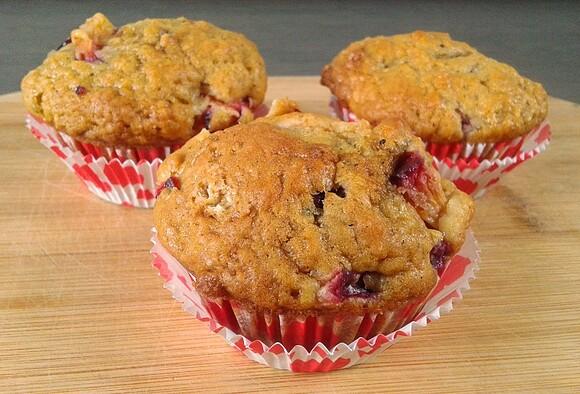 Muffinki ze Śliwkami