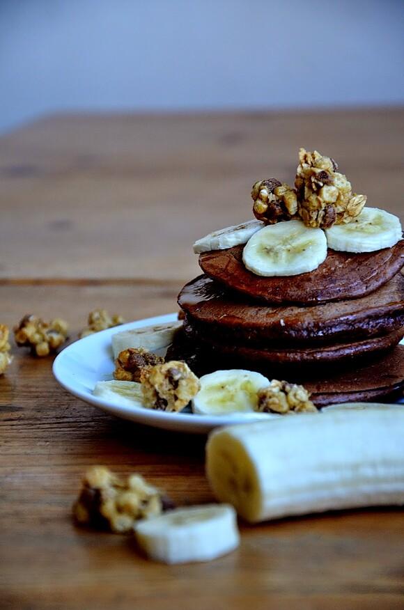 Kakaowe pancake zdrowe