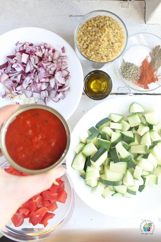 Bulgur z warzywami po polsku