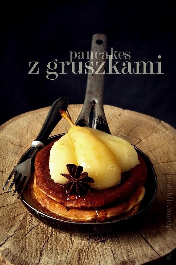 Pancakes z gruszkami w aromatycznym syropie
