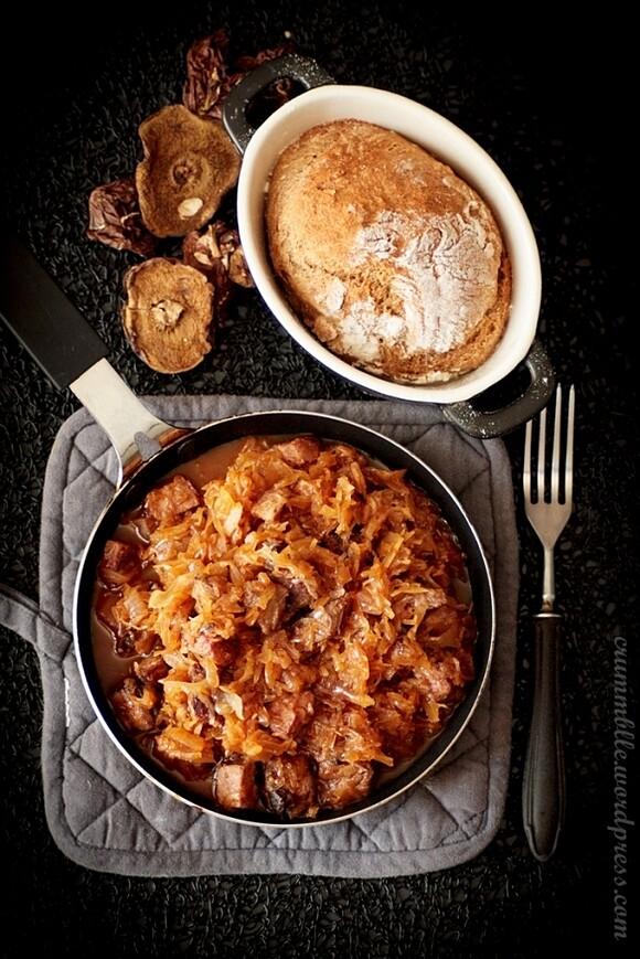 Bigos z grzybami