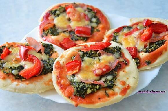 Pizzerinki - domowa przekąska na kolację