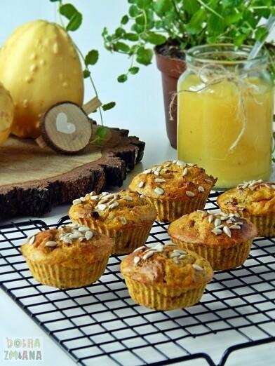 Wytrawne muffiny dyniowo-marchewkowe