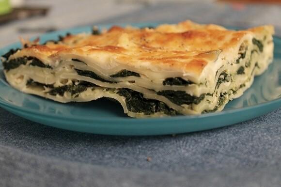 Lasagne ze szpinakiem