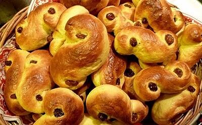 Lussekatter z szafranem