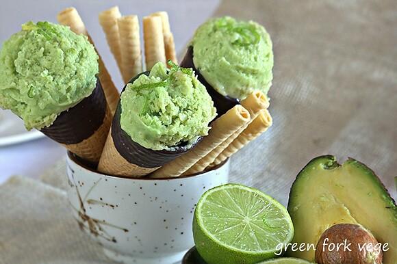 Wegańskie lody mojito