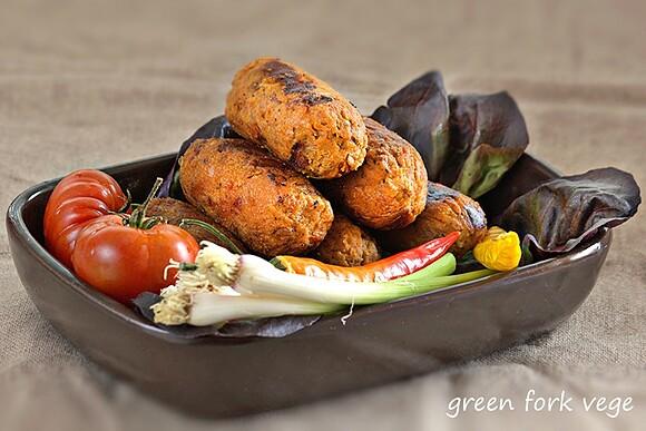 Wegańskie chorizo na grilla bezglutenowe