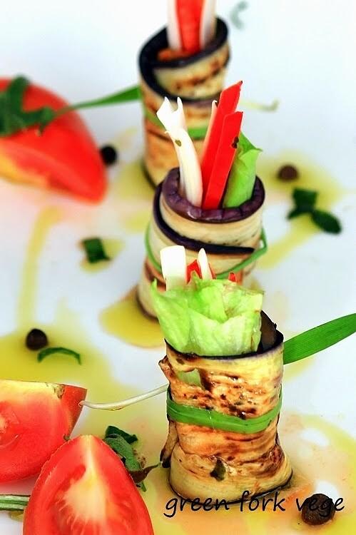 Cannelloni z grillowanego bakłażana