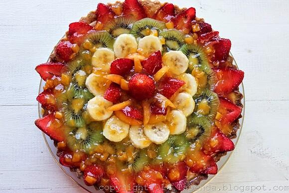 Tarta owocowa z kremem cukierniczym