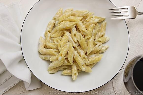 Makaron penne z serem Gorgonzola