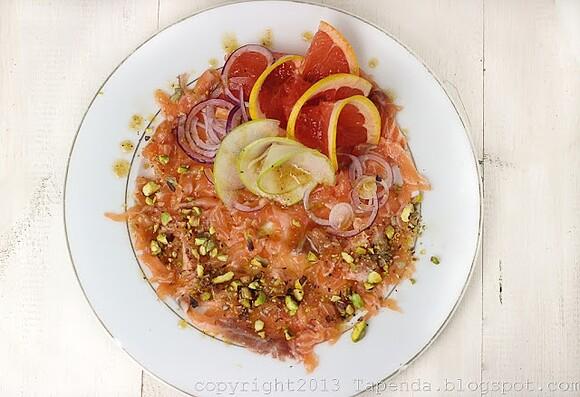 Carpaccio z łososia krok po kroku