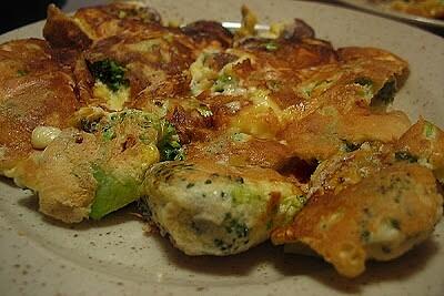 Omlet z brokułami