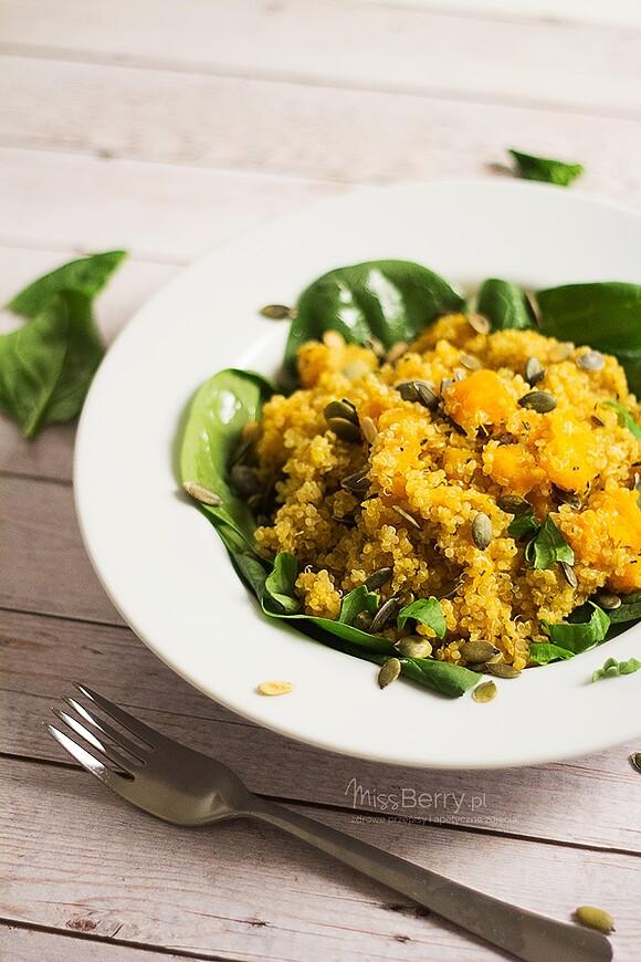 Risotto z komosy ryżowej i dyni z parmezanem
