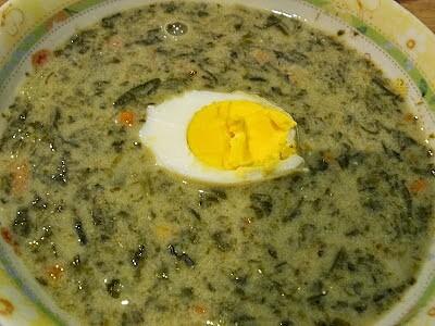 Zupa szczawiowa z jajkiem