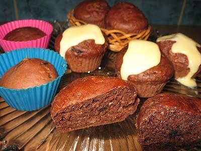 Delikatne muffinki czekoladowe z cynamonem
