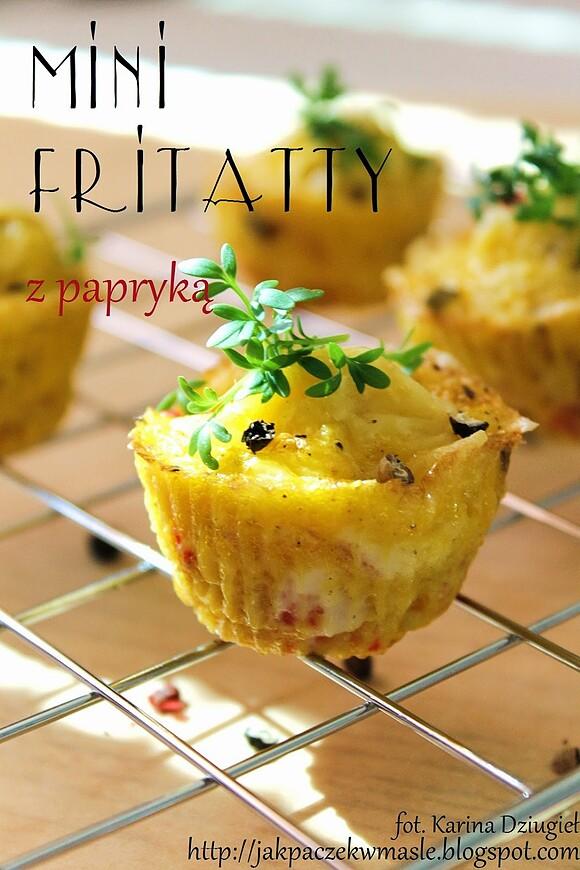 Mini frittaty z papryką