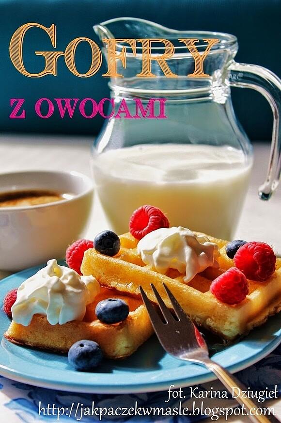 Domowe chrupiące i puszyste gofry