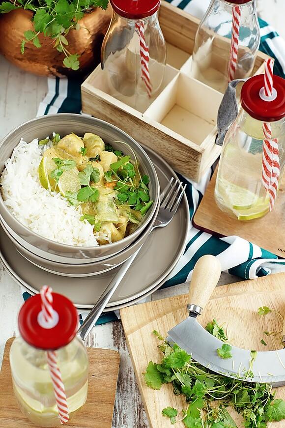 Tajskie zielone curry z kurczakiem