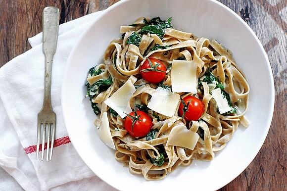 Makaron z sosem gorgonzola