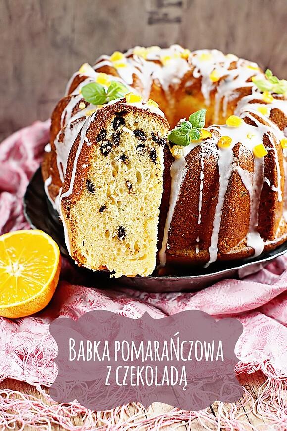 Babka pomarańczowa z czekoladą