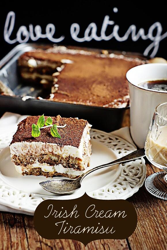 Tiramisu z Irish Cream bez jajek