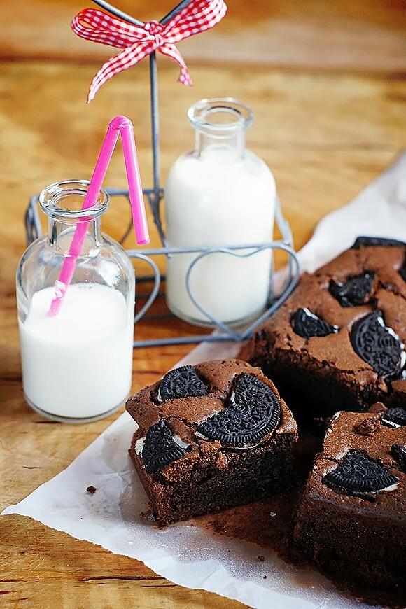 Brownie z Oreo