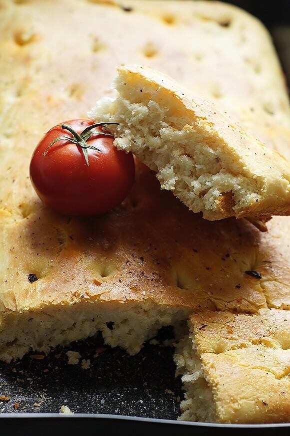 Puszysta focaccia