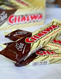 Tort chałwowy z sezamem i wanilią