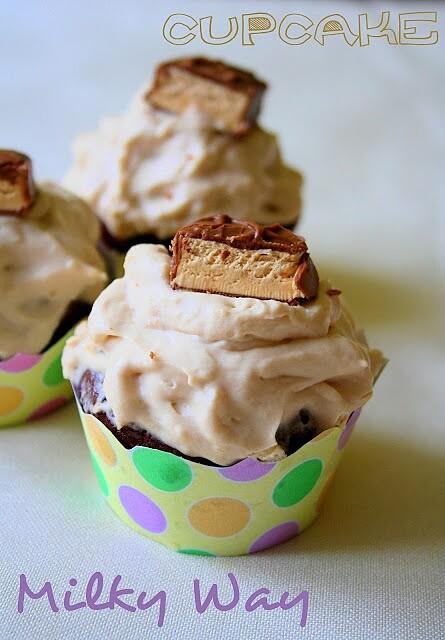 Muffinki z batonikami Milky Way