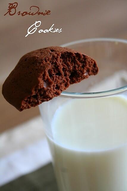 Ciasteczka brownie z czekoladą