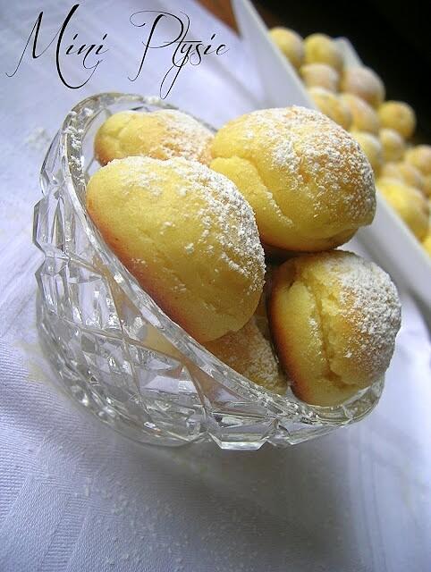 Profiteroles z domowym budyniem