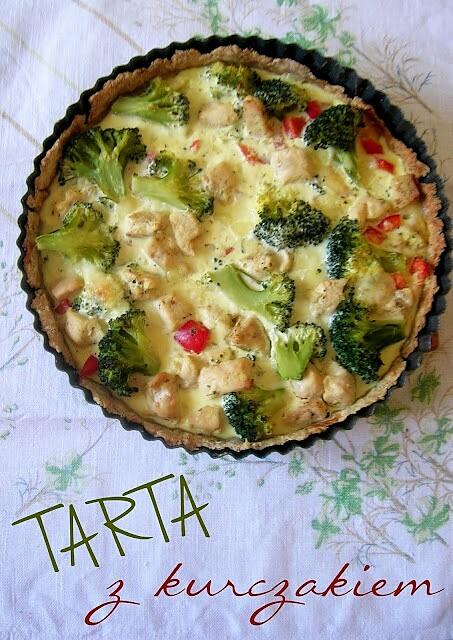 Lekka tarta z kurczakiem i mozzarellą